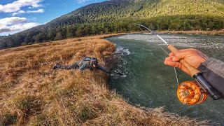 RAIN, HIGH RIVERS and BROWN TROUT!