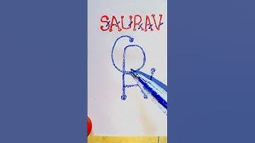 Saurav Joshi logo// saurav logo// saurav name ka logo// #shortsfeed #trendingshorts #brandidentity