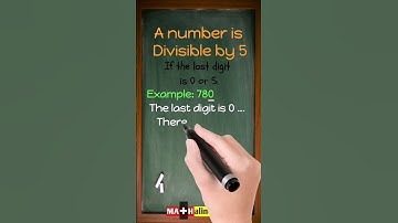 Divisibility Rule of 5 Explained in Seconds!