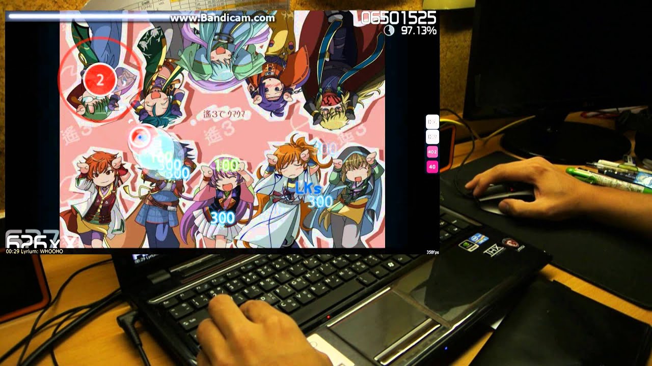 osu! Caramell Caramelldansen (Ryu* Remix) (Nightcore Mix) (Collab