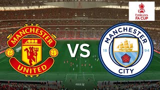 MAN UNITED VS MAN CITY - FA CUP FINAL 2024 - COME ON UNITED!! - #fc24 #football #manchesterunited