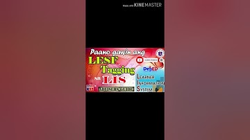 Paano gawin ang LESF Tagging sa LIS( Advisers