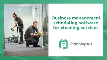 Business management scheduling software for cleaning services