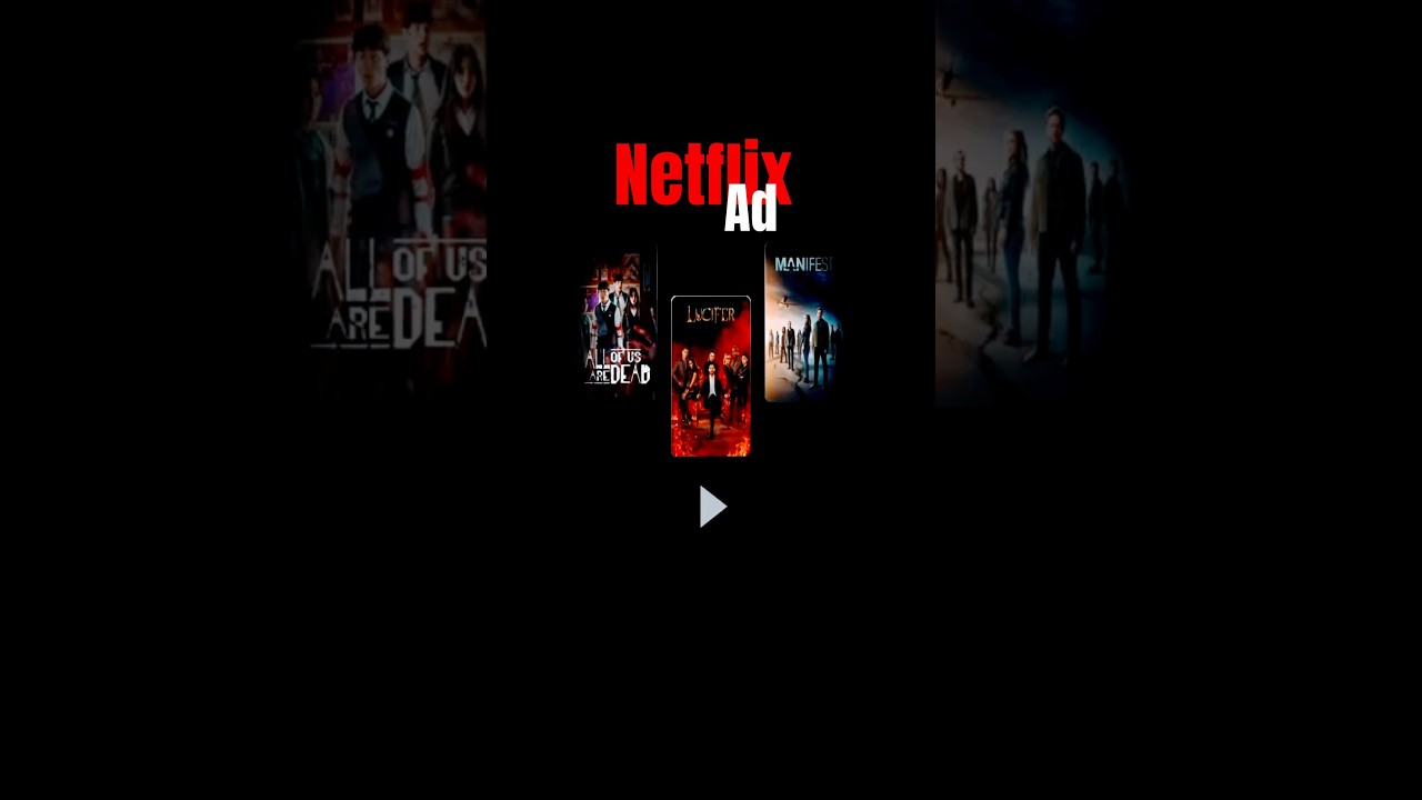 I created this cool netflix ad #netflix  #davinciresolve