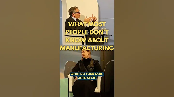 What most people don’t know about manufacturing...