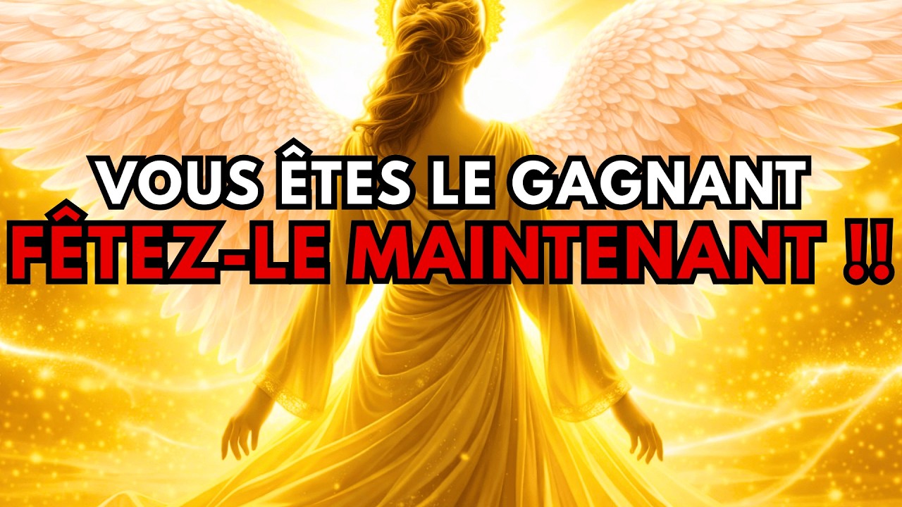 Élu, l'Univers t'a officiellement désigné vainqueur — Il est temps de célébrer !