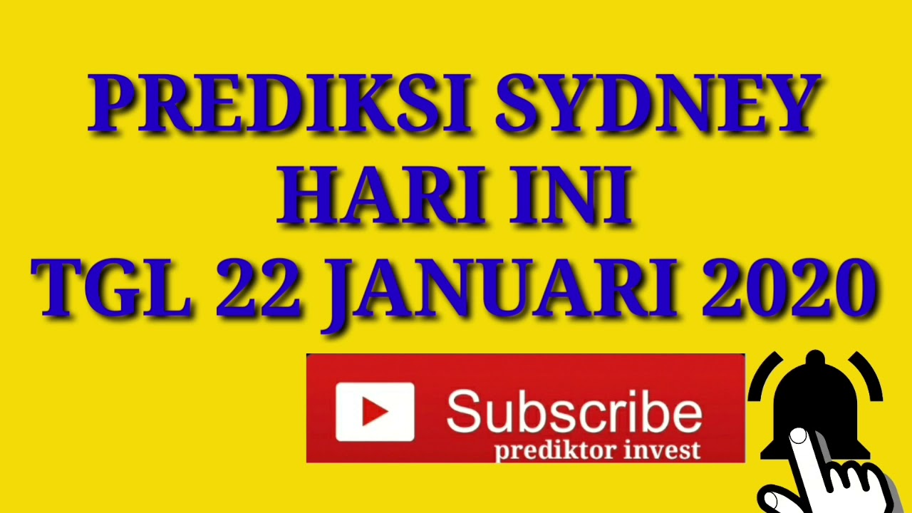 12 Prediksi sydney hari ini tanggal 8