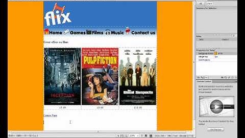 Creating Basic links in Dreamweaver