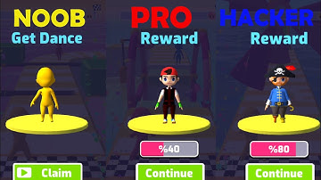 NOOB vs PRO vs HACKER-Fun Race🏃3D