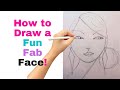 ✍️ How to Draw a Whimsical Face step by step (easy for beginners)!!!