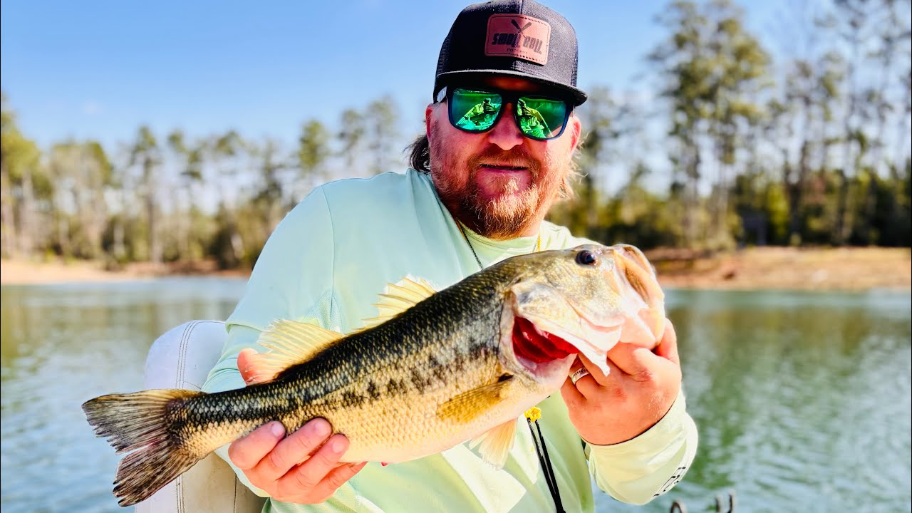 Bass fishing at Lake Virginia in Leakesville, Ms- Part 2