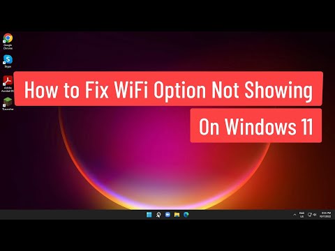 How To Fix WiFi Option Not Showing On Windows 11