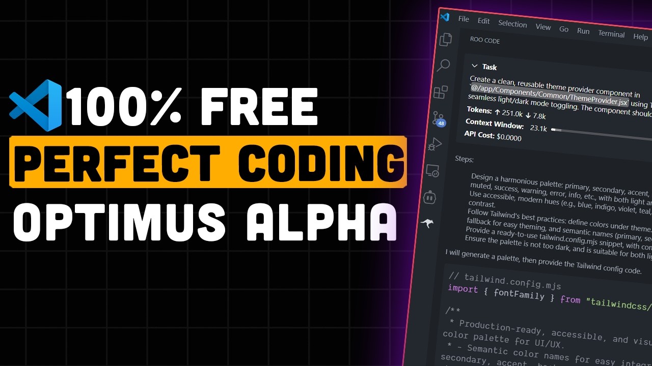 Optimus Alpha :DESTROYS GPT-4o & Qwen – The ULTIMATE Free Coding Model! (Zero Setup Cost)