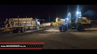 Happy 916 Front End Loader Logging Customer