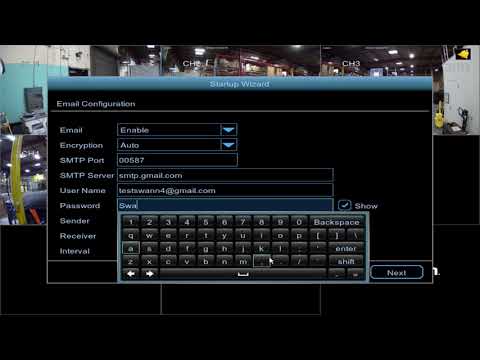 Swann NVR-8580 Security System Setup Wizard - initial setup