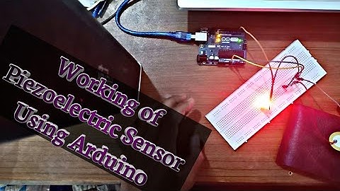 Working Of Piezoelectric Sensor With Arduino || Inspiring Technology ||