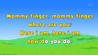 Karaoke Rhymes   Finger Family Song  Nursery Rhymes Cartoons For Children  Kids Tv Videos