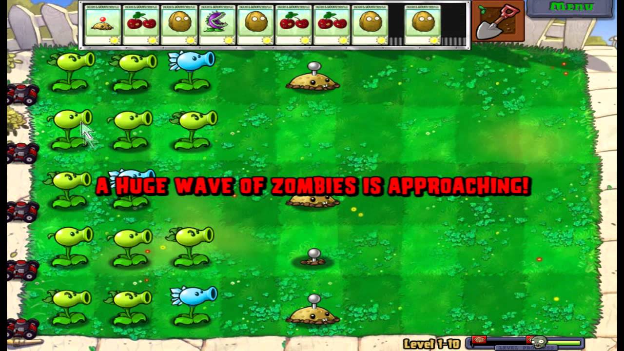 Let's Play: Plants Vs Zombies - Part 2 (100 Subscriber Special) - YouTube