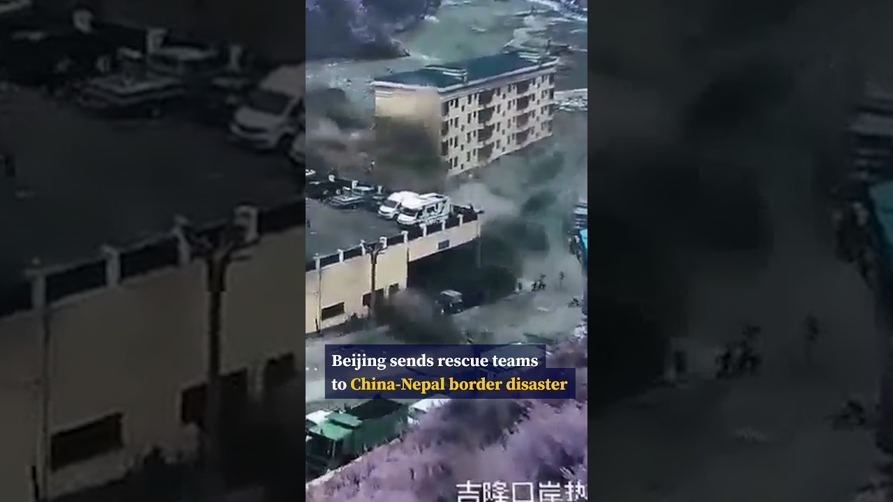 China mobilises rescue teams to Nepal border crossing after landslide disaster