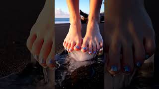 The Oceanic Echo Crystal Ice And Sand