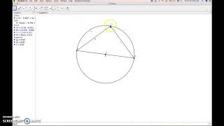 Geogebra Circle Basics