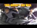 Deranged and Unstable Drunk Woman Plows Into Parked Car