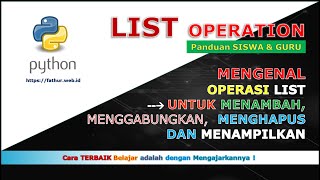 Python : Mengenal dan menerapkan Variable LIST