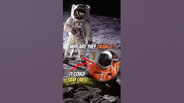 Why are some spacesuits orange?😳 #spacesuit #astronaut