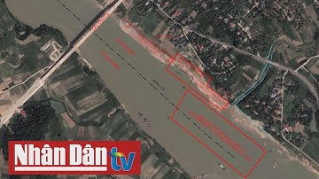Làm rõ thông tin về tình trạng khai thác cát gây sạt lở bờ sông Lô