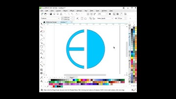 ED Alphabets Logo design in CorelDraw | CorelDraw tutorials #shorts #viral #graphicdesign #logo