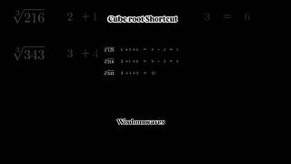 Cube Root Shortcut Trick 🔥 | Vedic Maths Fast Calculation ⚡ #vedicmaths #maths