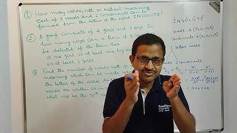#math Session-10-Part-1 : Permutations and Combinations for Class-XI from www.konarclasses.com