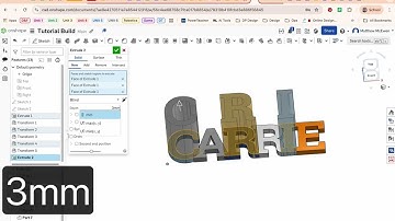Onshape Tutorial:  Name Keychain 1