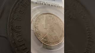 1878 Great Britain Florin Ms62