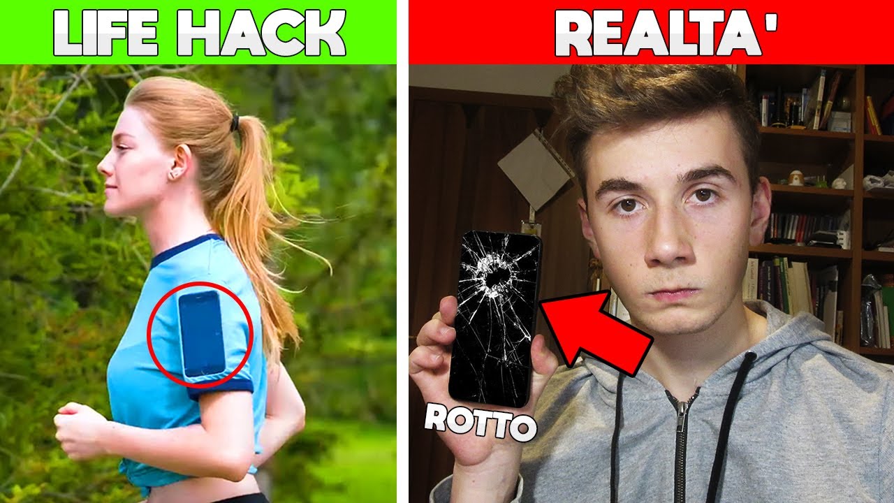 LIFE HACKS: FUNZIONANO DAVVERO? #4 Smartphone rotto!!😡