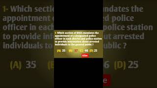 1. #aibe #answer #law #exam #bnss