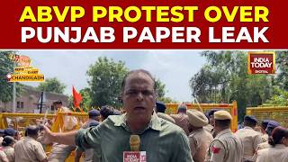 Chandigarh Ground Report: ABVP Protests Over Alleged Paper Leak, Demands Harjot Bains' Resignation