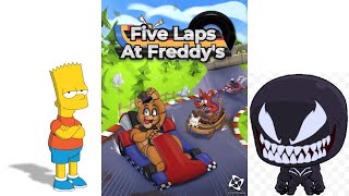 Bart Simpson Gaming: Five Laps at Freddys
