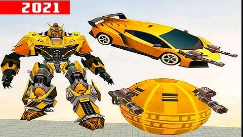 Red Ball Robot Transform : Robot Car Transform Game 2021 - Android Gameplay
