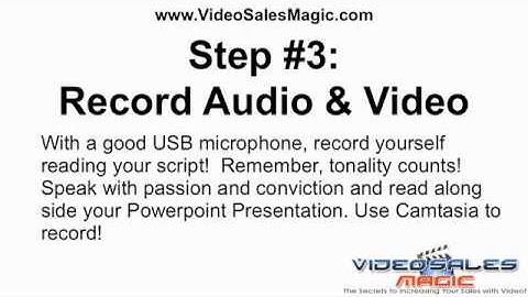 Video Salesletter - The 5-Step Process