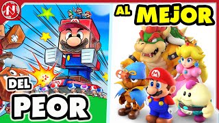 Del PEOR al MEJOR: Juegos RPG de Super Mario