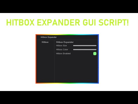 Hitbox Expander Gui Script Roblox Exploiting Youtube - roblox hitbox extender pastebin