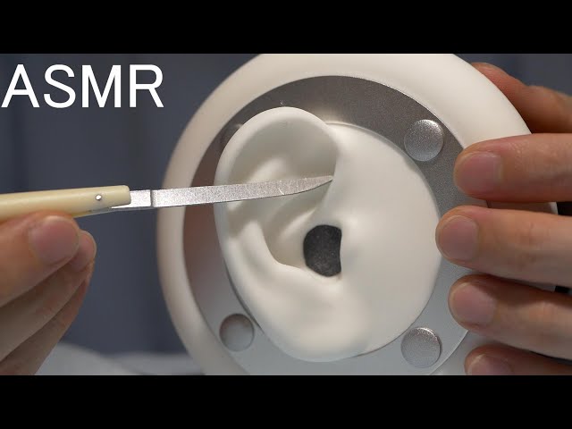 ASMR 眠れる雲刀で耳介耳かき Auricle Ear cleaning with cloud sword