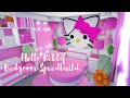 Hello Kitty BEDROOM SPEEDBUILD ♡ Roblox Adopt Me