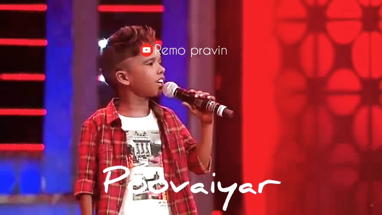 PoovaiyarAppa songsuper singer grand final performance3rd place