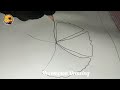 how to draw hibiscus Flowers How to draw Hibiscus Flower easy | joba ful akanor koushol | জবা ফুল