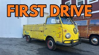 FIRST DRIVE - CLASSIC 1963 VW Single Cab REVIVAL