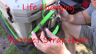 Life Changing Ratchet Strap Tie Down Hack! screenshot 5