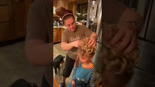 Irish dance Bun wig