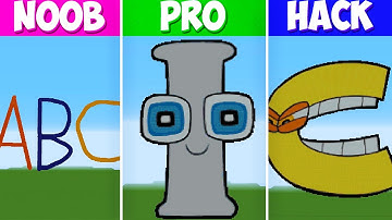 NOOB vs PRO vs HACKER Alphabet Lore